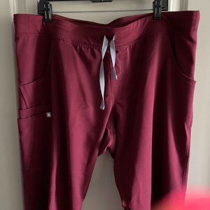 FIGS Kade™ Cargo Scrub Pants size 2XL Burgundy